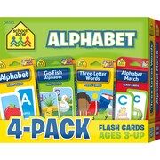 SCHOOL ZONE PUBLISHING Alphabet Flash Cards, PK4 04043